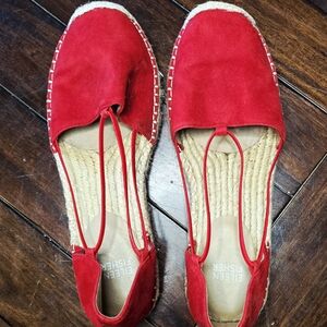 Eileen Fisher Red Espadrille Shoes